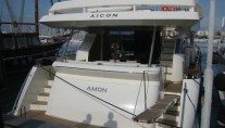 Yacht AMON -  Aft View in port